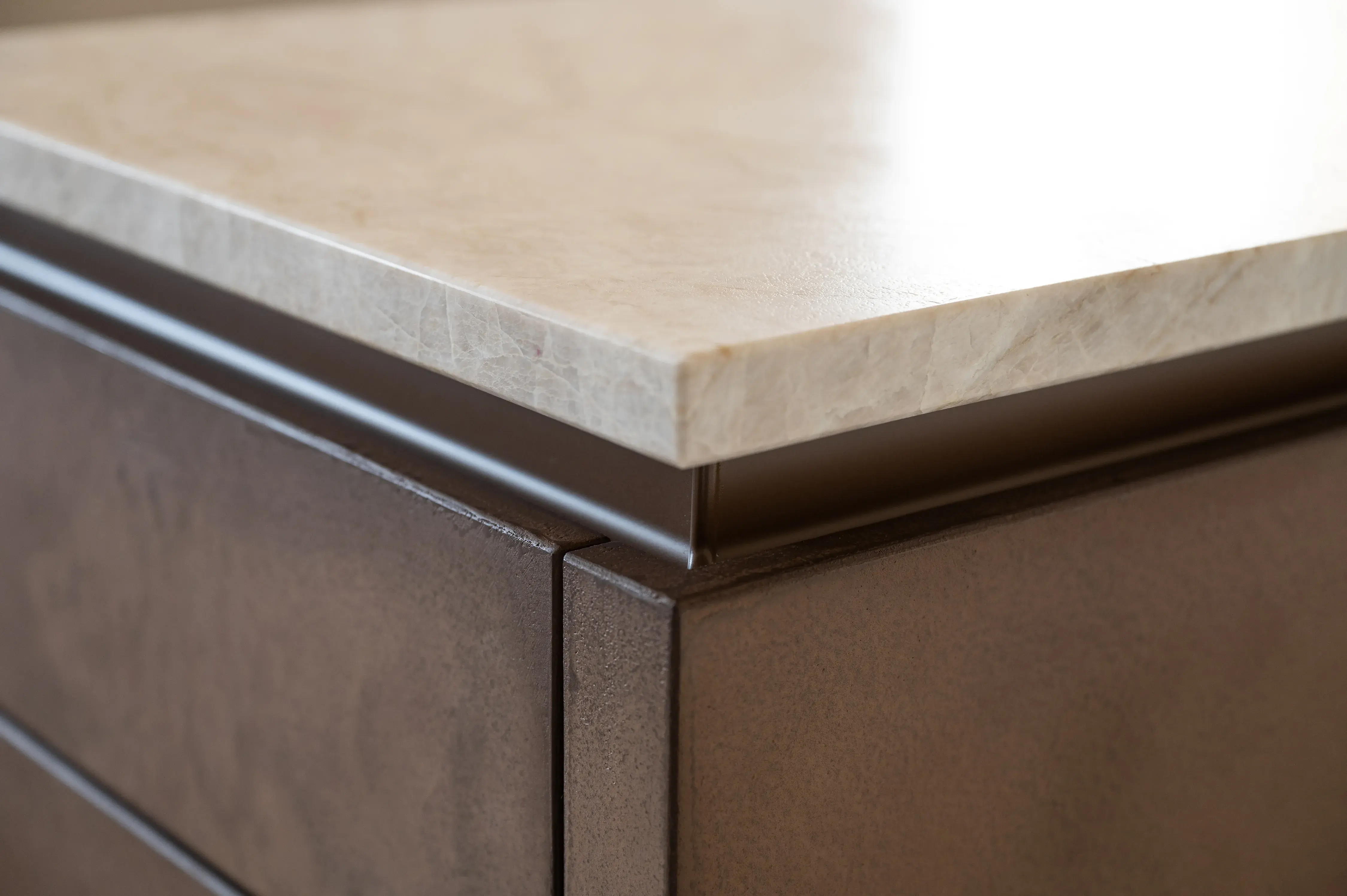 Detail Küche aus Beton