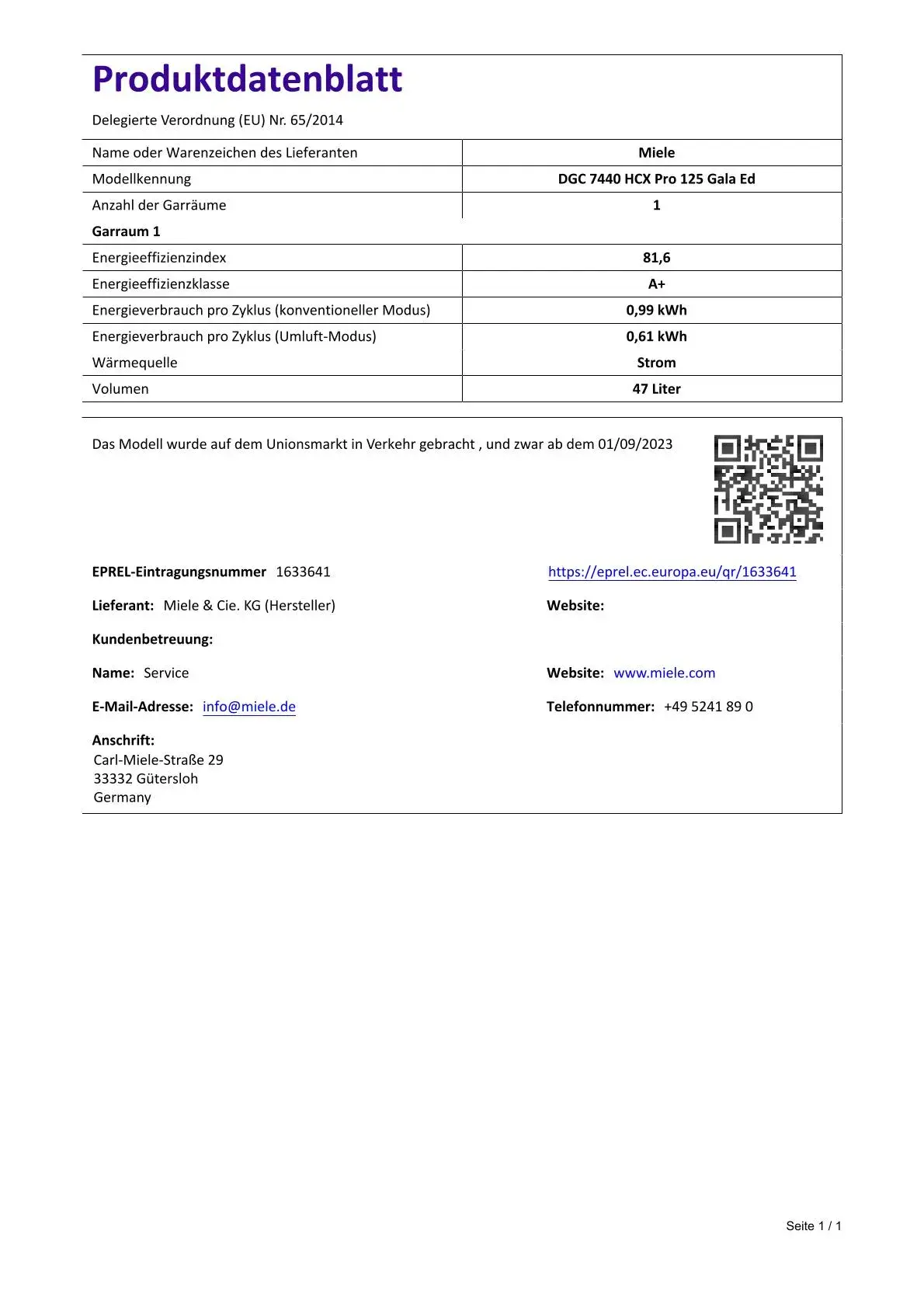 Energiedatenblatt DGC7440Pro-1